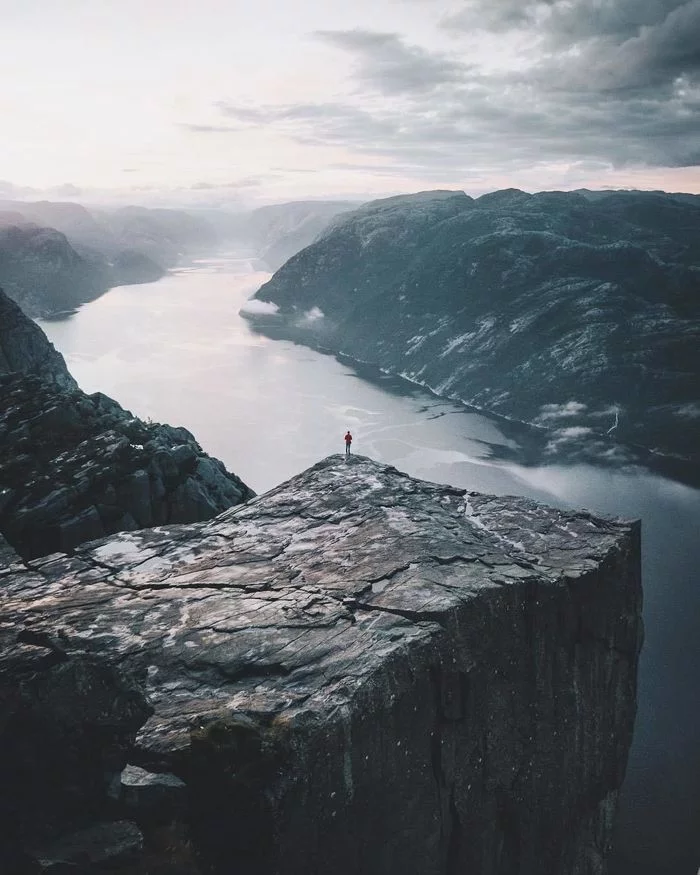 Norway, Lofoten Islands - The photo, Norway, Nature, Fjords, Sea, The rocks, Longpost