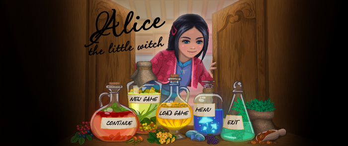 Alice the little witch Pixel Art, Gamedev, 