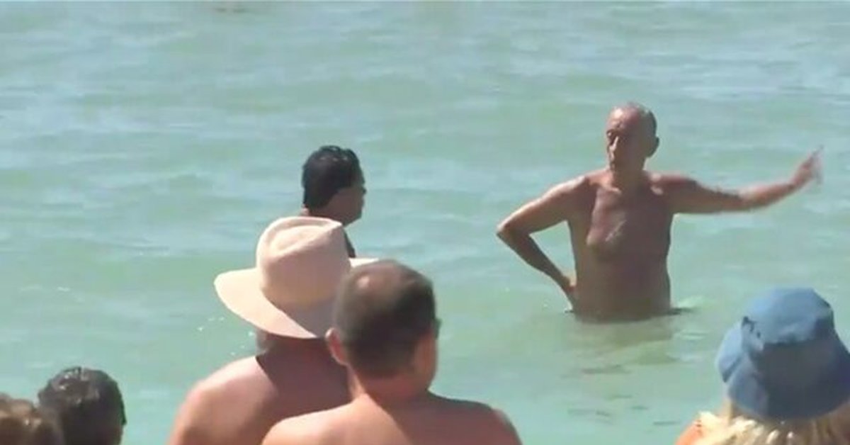 Президент португалии на пляже