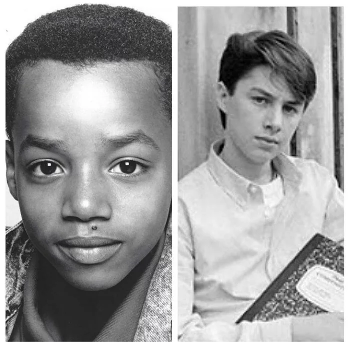 Young greens - Youth, Zach Braff, Donald Faison, TV series clinic, Old photo