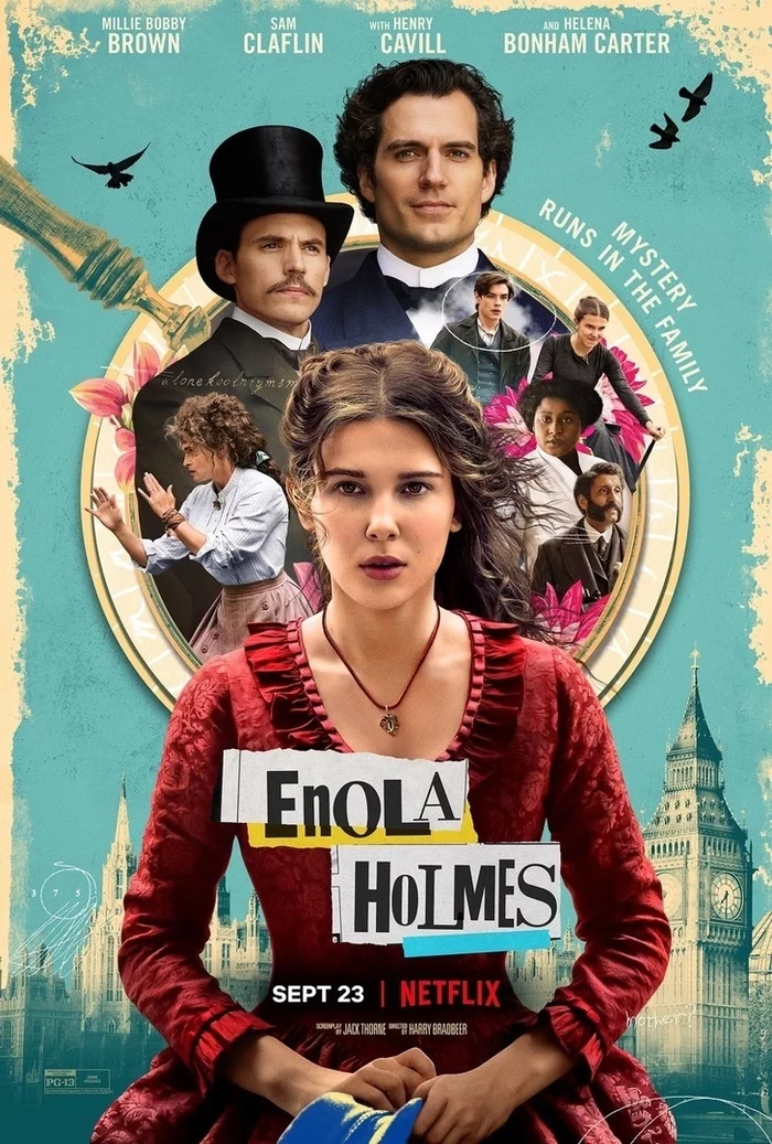 Enola Holmes movie teaser - Millie Bobby Brown, Henry Cavill, Sherlock Holmes, Netflix, Teaser, Detective, Video, Longpost