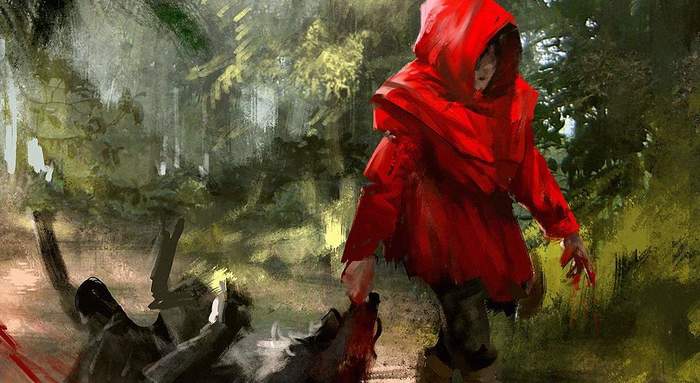 What could be Little Red Riding Hood? - Story, Not such a fairy tale, Adventures, Literature, Humor, Alternative ending, Longpost
