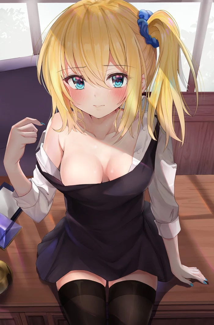 Hayasaka in student council room - NSFW, Kaguya-Sama wa Kokurasetai, Hayasaka ai, Anime art, Anime