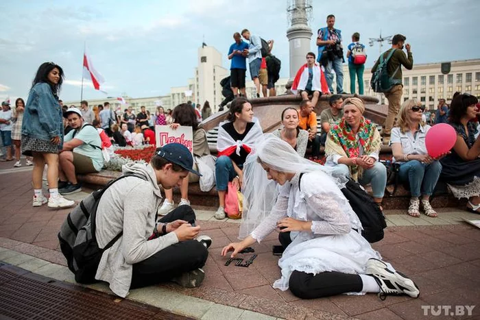 Somewhere at a rally - Politics, Humor, Protest, Protests in Belarus, Republic of Belarus