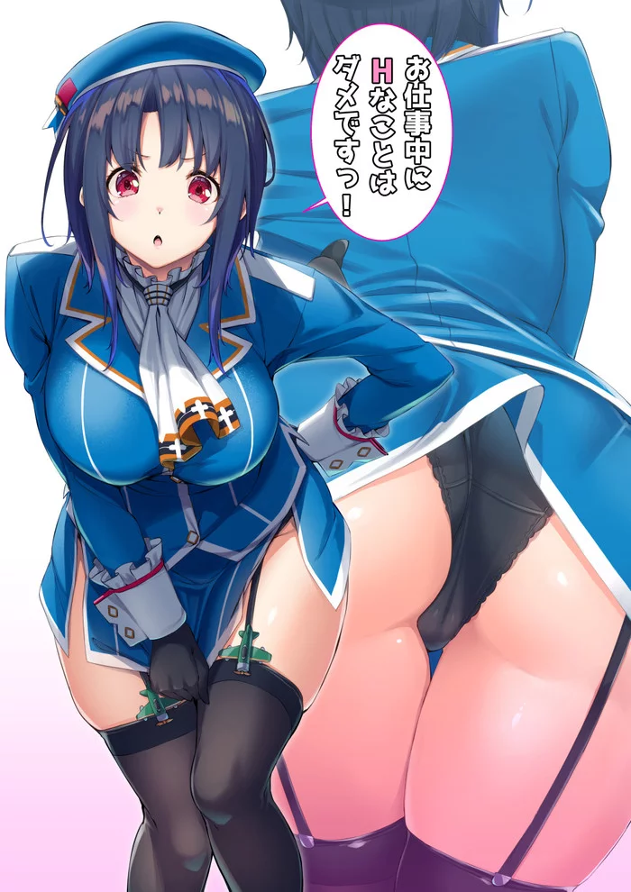 Takao - NSFW, Kantai collection, Takao, Anime, Anime art, Underwear, Pantsu, Booty