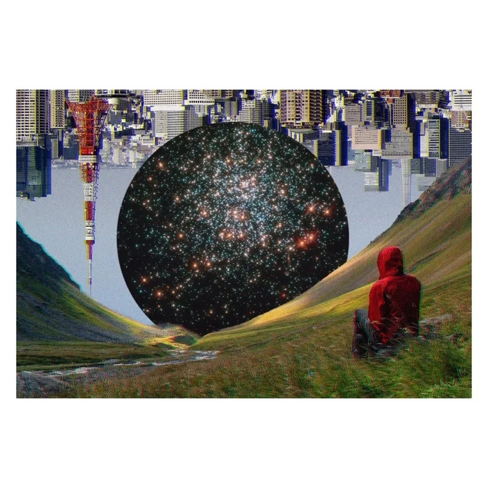 Star Rising - My, Collage, Art, The photo, Art, Pop Art, Images, Person