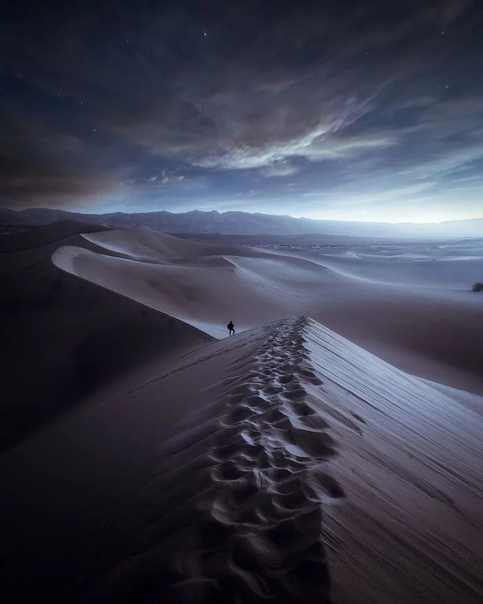 Desert - Sand dune, Desert, Sky, The photo