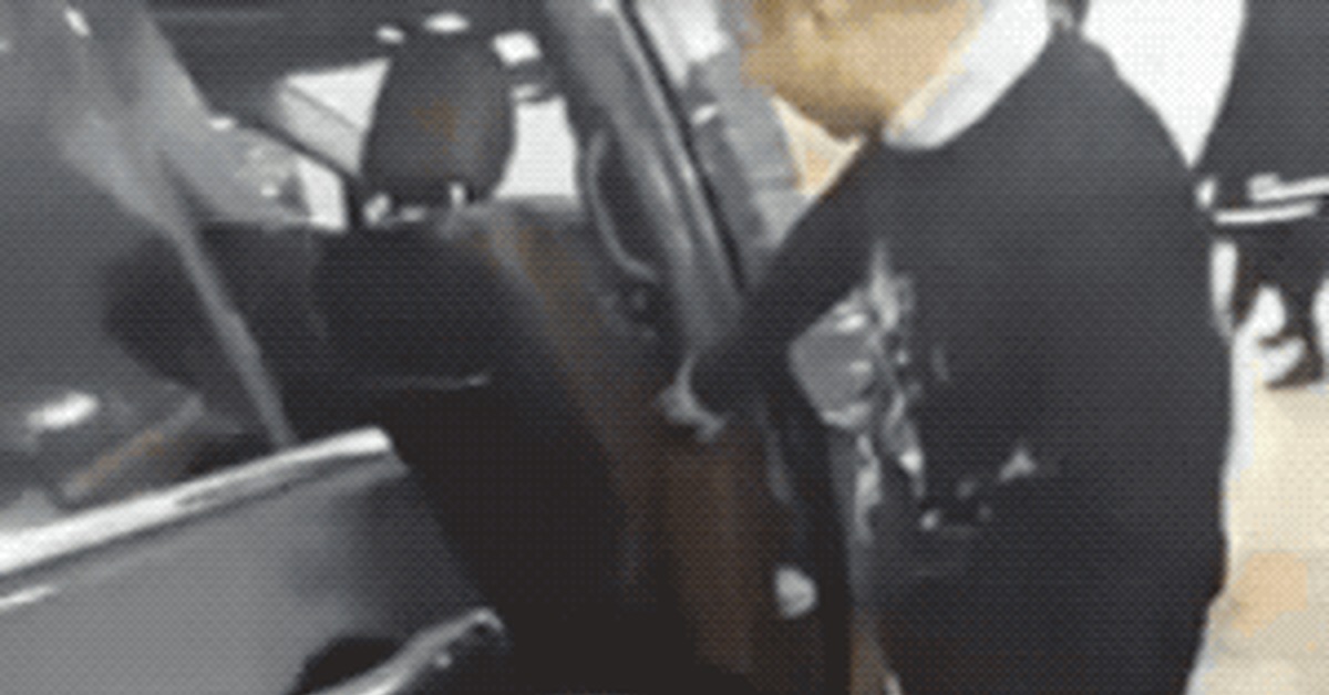 Guillotine - Car, Curiosity, Humor, Asians, Minivan, GIF