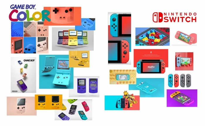 Synergy between Nintendo and motion design - My, Nintendo, Nintendo switch, Gameboy, Nintendo swtch, GIF, Longpost