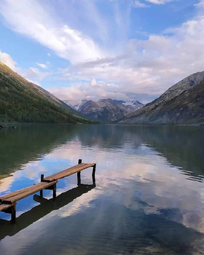 Serenity - My, Altai Republic, Mountain Altai, Multina Lakes, The mountains, Mountain Lake, Nature, The nature of Russia, Lake, Landscape