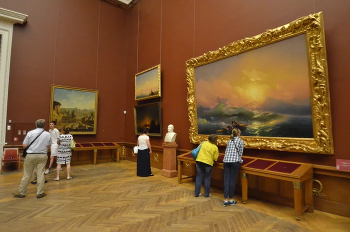 The Ninth Wave by Aivazovsky - My, Russian Museum, Aivazovsky, Art, Longpost, Ninth wave
