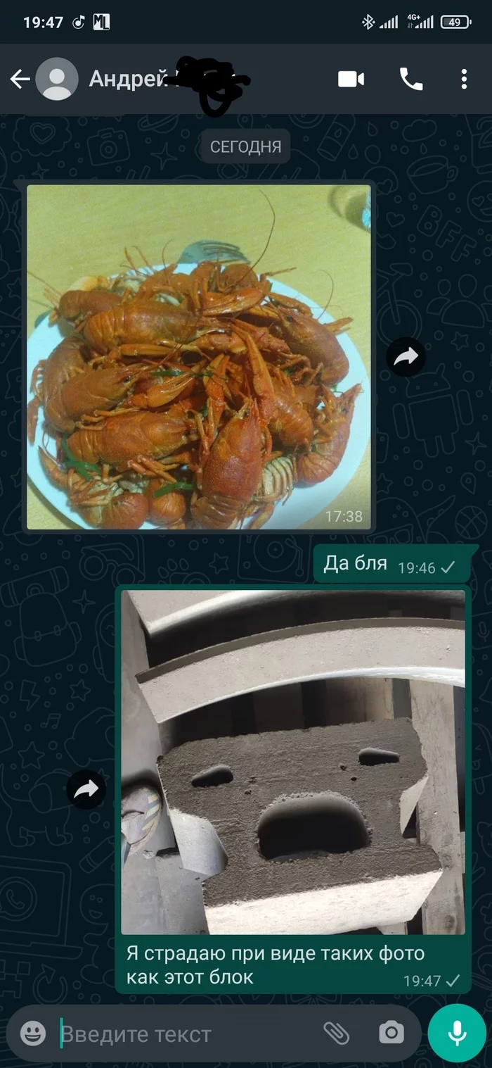 So my pareidolia photo came in handy - My, Pareidolia, Crayfish, Bully, Want is not harmful, Longpost