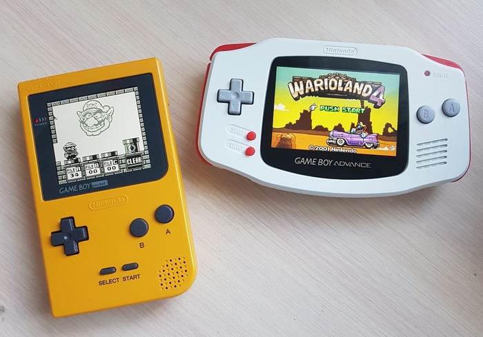 Game Boy ips screen mod Gameboy, Nintendo, Wario