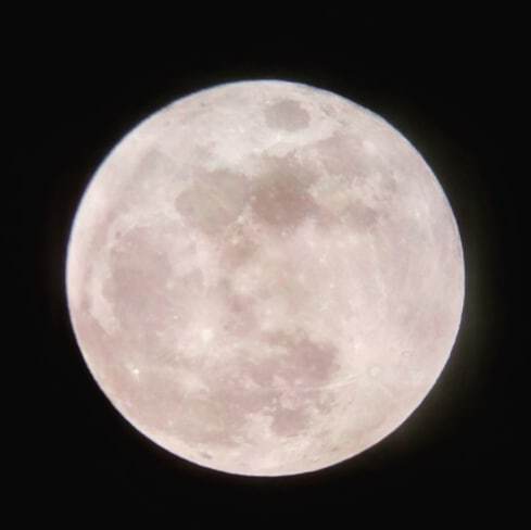 Moon.Photo on Xiaomi Redmi 5 plus through a Celestron telescope - My, Mobile photography, Photo on sneaker, Longpost, moon, Telescope