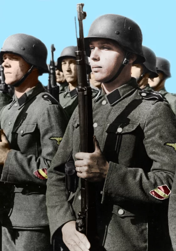 Colored the photo - The photo, Black and white, Colorization, The Second World War, Longpost