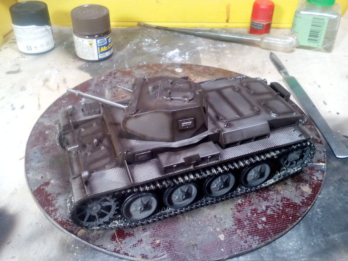 Pz.Kpfw.II Ausf.D, Ìîäåëèñò (Alan), 1/35. Çàìåòêè ïî ñáîðêå Ñòåíäîâûé ìîäåëèçì, Ñáîðíàÿ ìîäåëü, Òàíêè, Ñáîðêà, Àýðîãðàôèÿ, Ñâîèìè ðóêàìè, Õîááè, Ðóêîäåëèå ñ ïðîöåññîì, Äëèííîïîñò