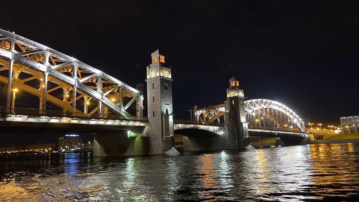 Bolsheokhtinsky Bridge - My, Bolsheokhtinsky bridge, Saint Petersburg