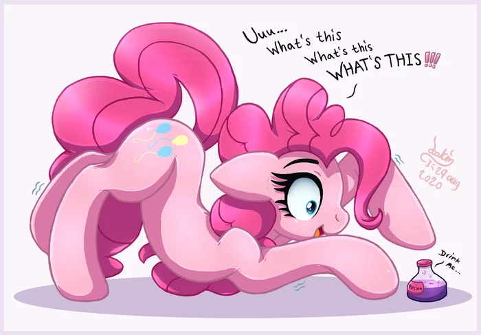 Drink Me... - My little pony, Joakaha, Pinkie pie, PonyArt