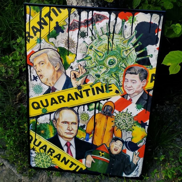 Quarantine 2020 - My, Art, Quarantine, Drawing, 2020, Art