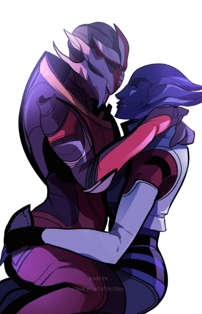 Nyreen/Aria - Mass effect, Azari, Turians, Drawing