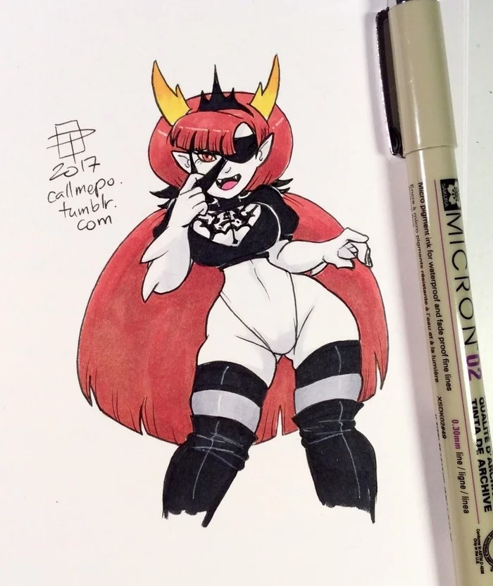 SPSZ.Art - NSFW, Star vs Forces of Evil, Cartoons, Art, Hekapoo, Drawing, Yorha unit No 2 type B