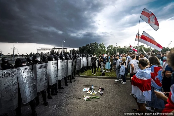 A little protest - Politics, Protests in Belarus, Riot police, Republic of Belarus, The street, Minsk