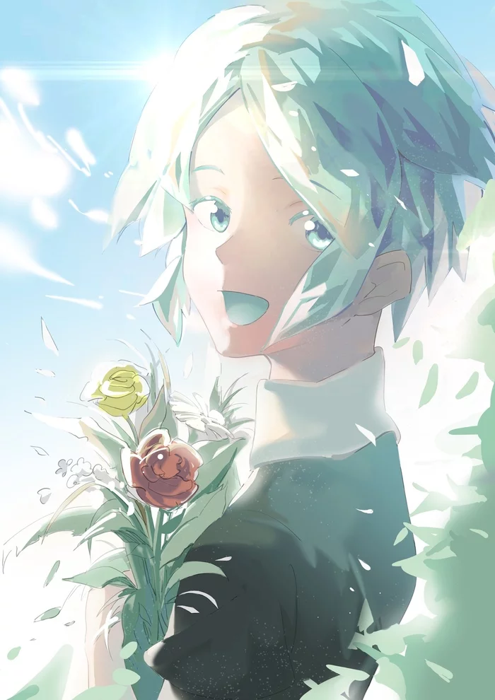 Как же хорошо раньше то было... - Phosphophyllite, Houseki No Kuni, Аниме, Anime Art