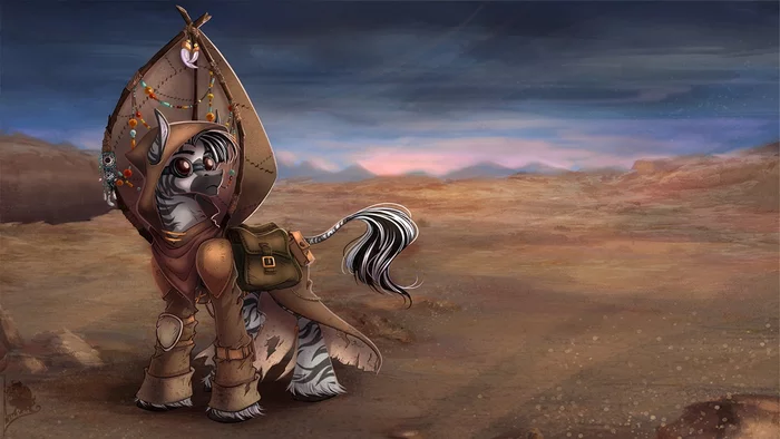 Griffa - My little pony, MLP Zebra, Fallout: Equestria, Mad Max game