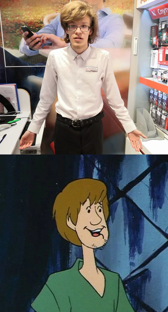 That's where Shaggy works - MTS, The photo, Scooby Doo