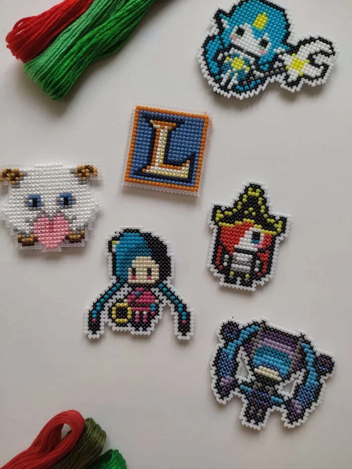 League of legends embroidery - My, Cross-stitch, League of legends