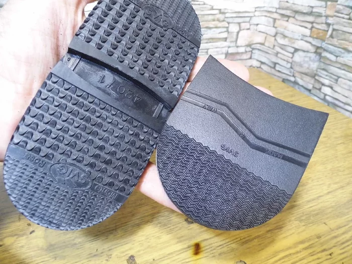 Non-slip heel on smooth heel - My, Shoe repair, Heels, Mat, Longpost