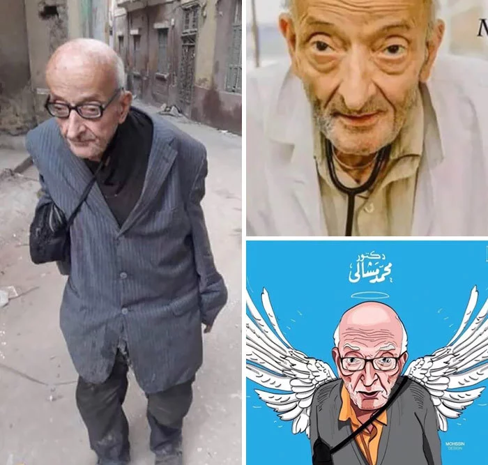 Mohammed Mashali was a poor doctor who lived in Egypt and treated needy people for free... - Doctor, Death, Good league, Good, Kindness, Obituary, Negative