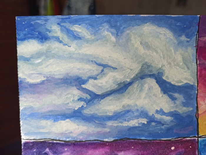 Тучки и космос | Пикабу