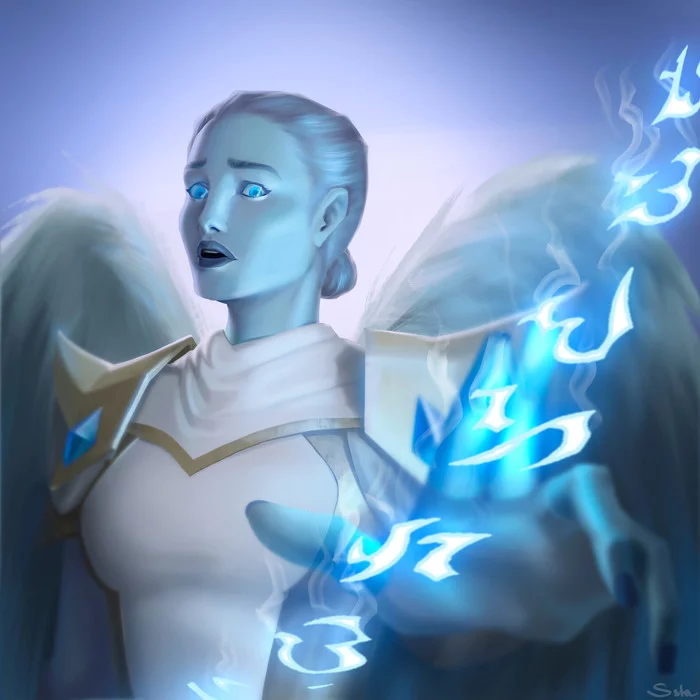 Paragon of Loyalty - Warcraft, World of warcraft, Shadowlands, Angel, Creation, Art, Longpost