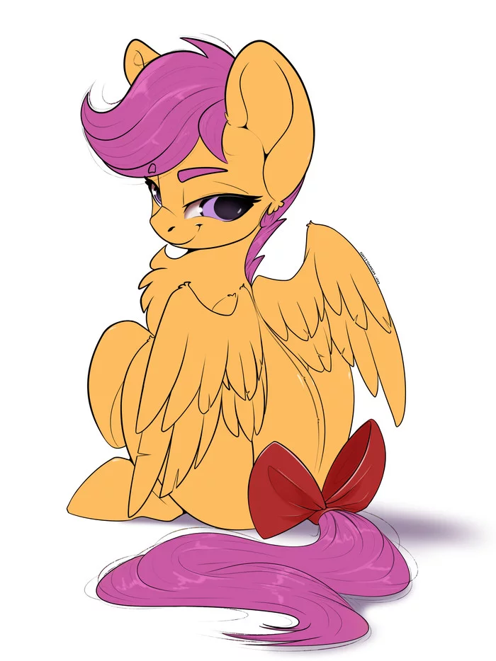 Cutie Scoot - My little pony, PonyArt, Scootaloo, Skitsroom