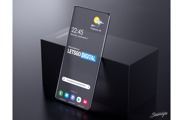 Samsung запатентовал прозрачный смартфон с OLED-дисплеем | Пикабу