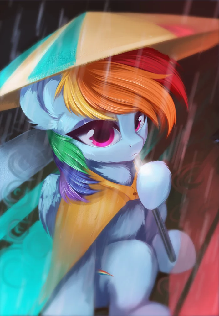 Rain - My Little Pony, PonyArt, Rainbow Dash, Hitbass