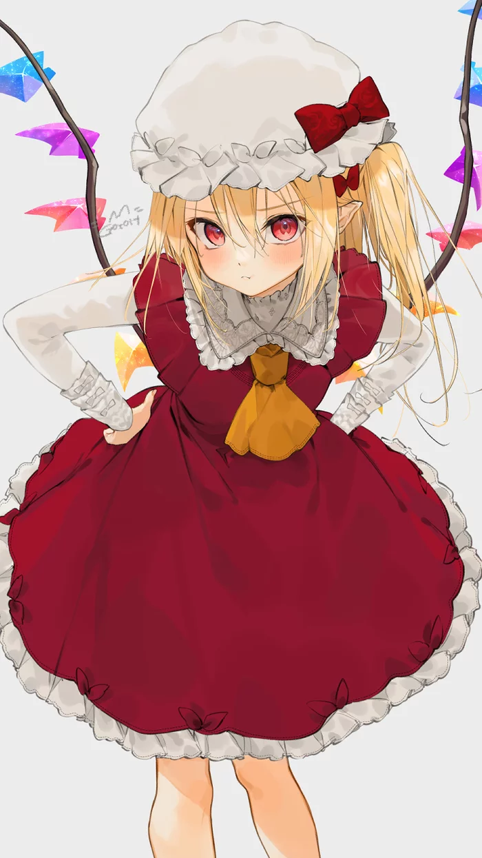 Флан - Flandre Scarlet, Touhou, Anime Art, Аниме, Gotoh510