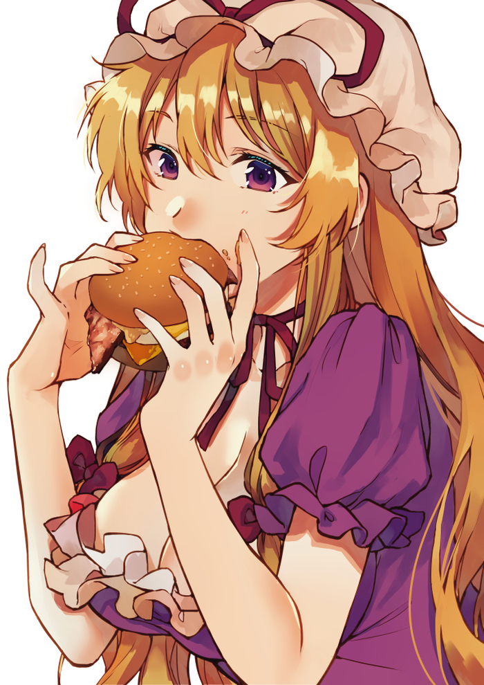 Yukari , Anime Art, Touhou, Yakumo Yukari