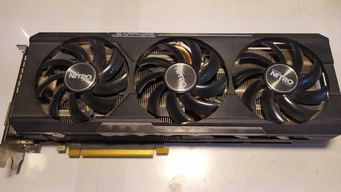 Sapphire r9 390 has no power again - My, Repair, Video card, Sapphire, Longpost