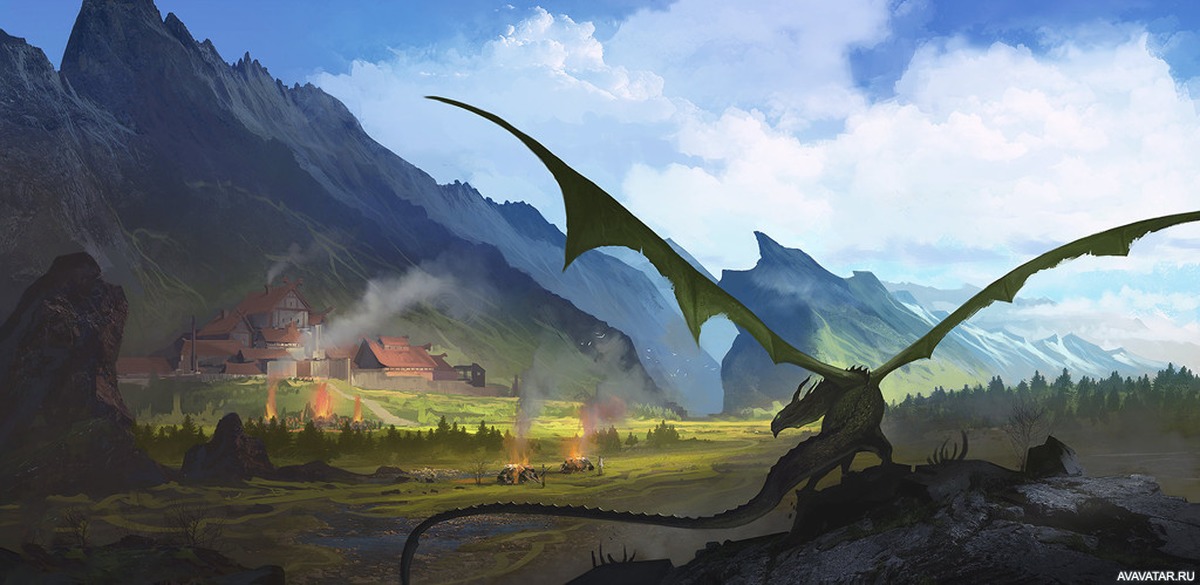 Дракон village. Дракон в горах. Дракон Геншин. Пейзаж с драконом. Гора драконов.