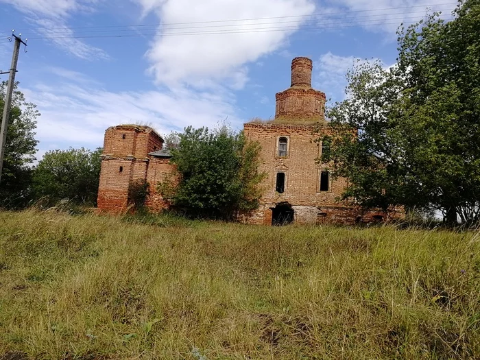 Epiphany Church (old) - My, Longpost, Old photo, Church, Tula region, Church of the Epiphany