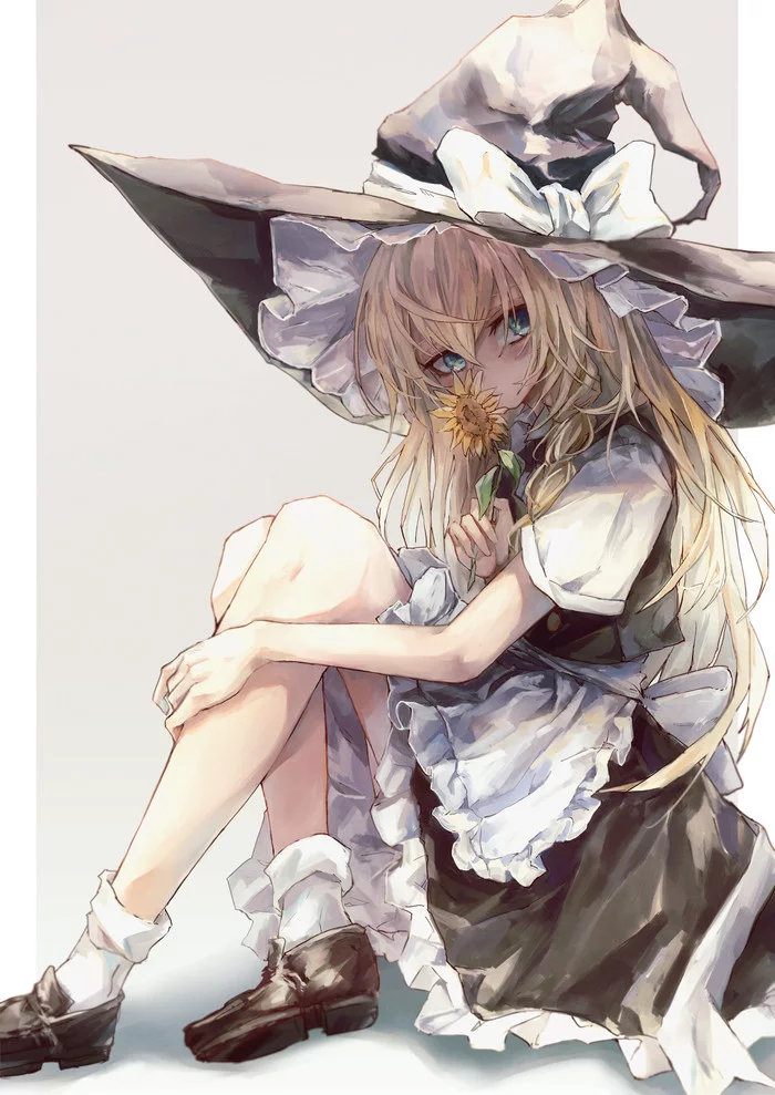 Kirisame Marisa - Touhou, Anime art, Anime, Kirisame marisa, Safutsuguon