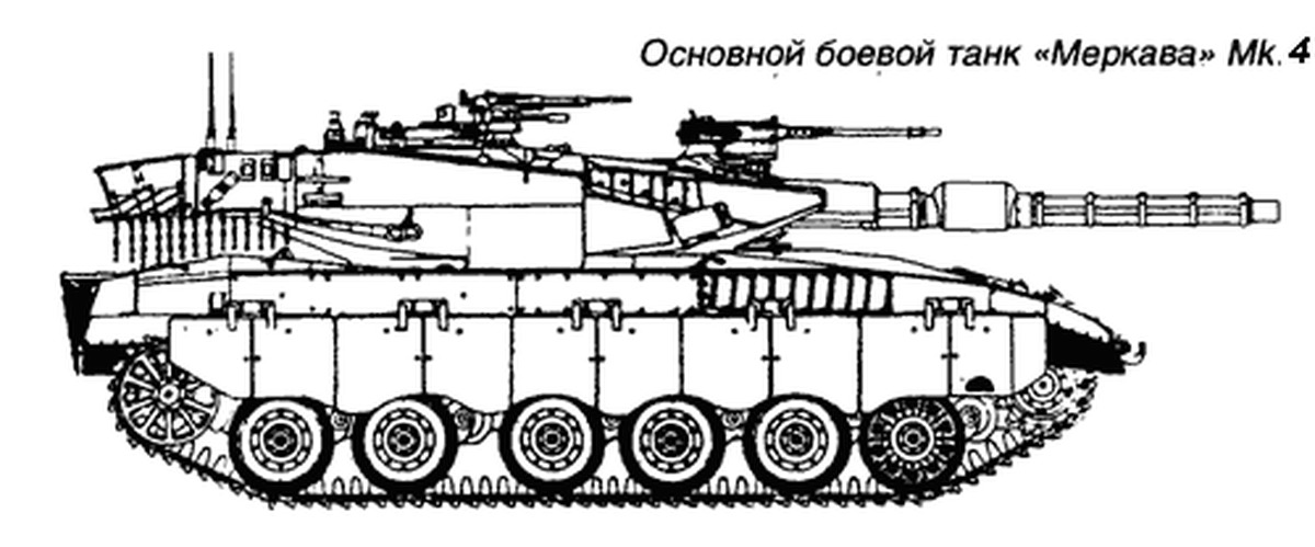 Меркава танк схема