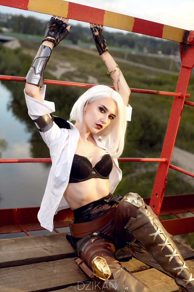 Overwatch - Ashe by Dzikan - NSFW, Cosplay, Overwatch, Ashe, Erotic, Girls, Computer games, Dzikan, Longpost, Boobs