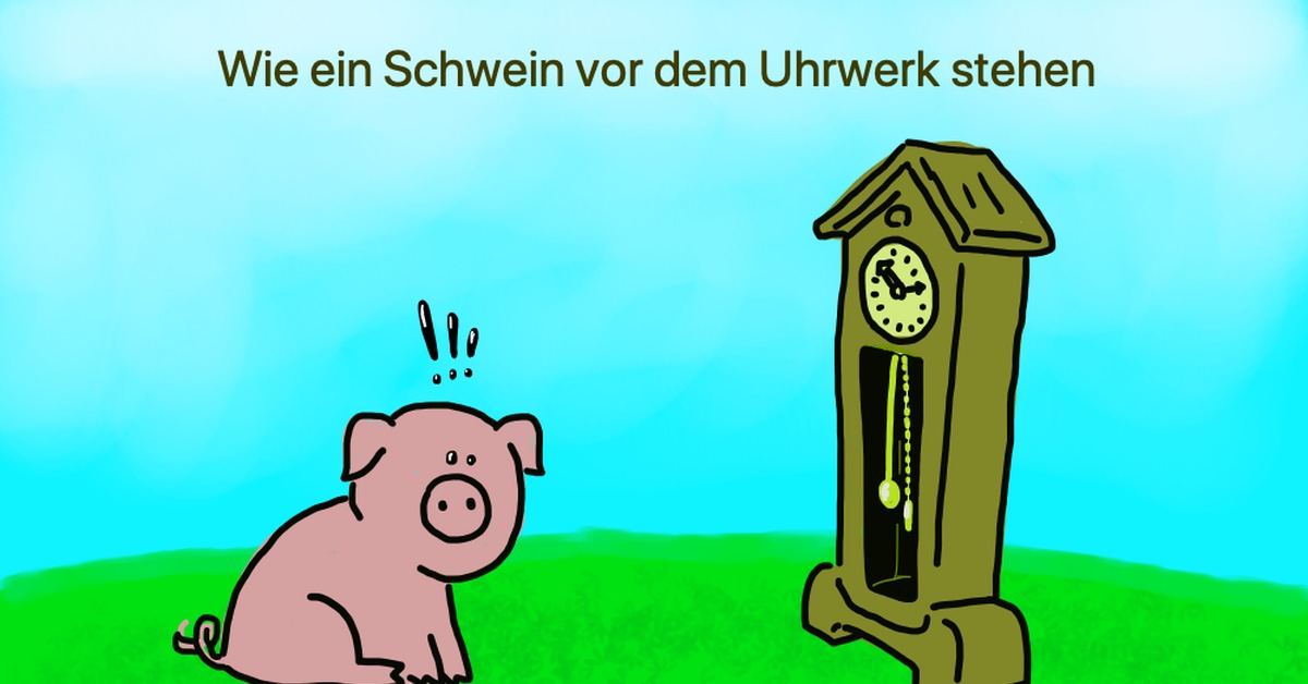 Про свинку язык. Немецкая поговорка про свинью. Баран на новые ворота. Свинья на немецком языке. Как баран на новые ворота.