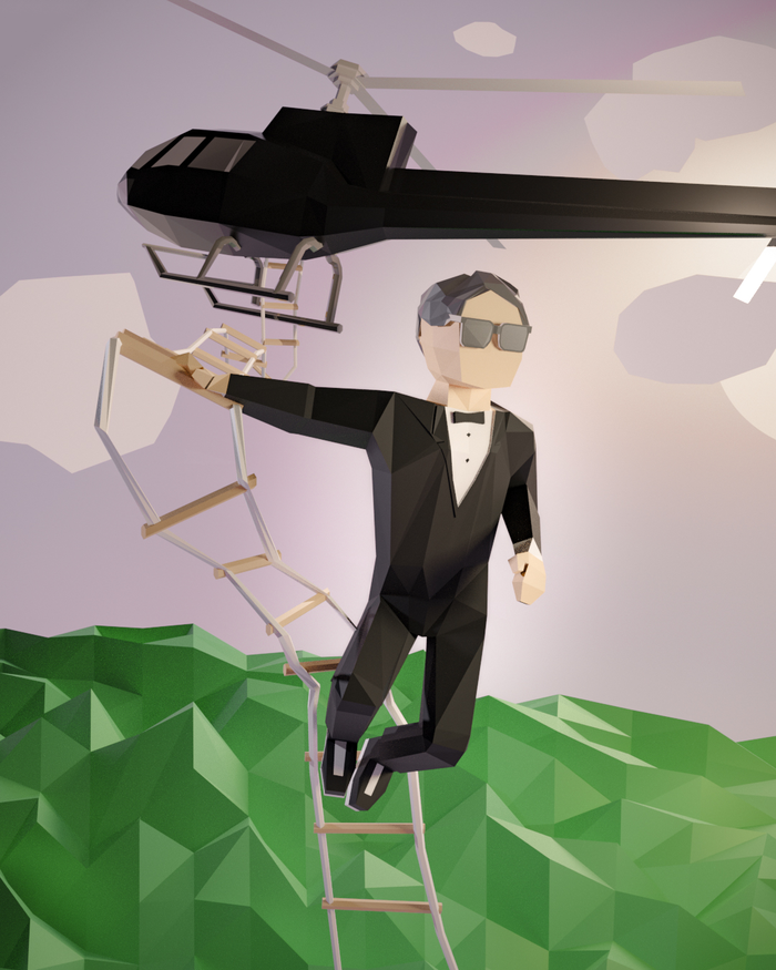 Casey Neistet Low Poly Low poly, 3D, ,  , 