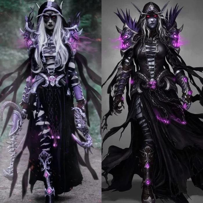 Cosplay WoW Sylwanas Windrunner (Zach Fisher art) - My, Cosplay, Sylvanas Windrunner, World of warcraft, Girls, Gamers, Games, Movies, Anime, Longpost