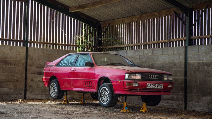 В продаже Audi quattro 1985 года, который 25 лет простоял в обычном сарае на ферме! Audi, Легенда, Находка, Сарай, Авто, История, Длиннопост