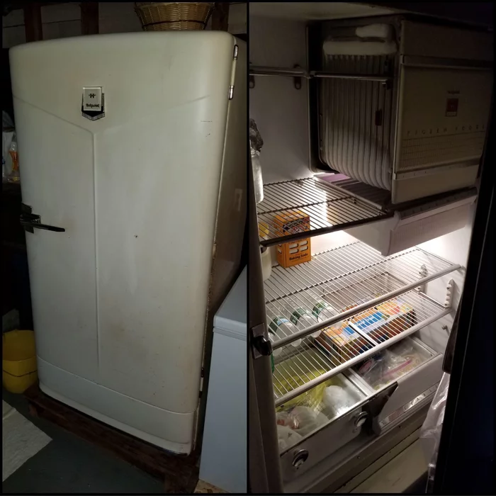 “Today I saw an old Hotpoint refrigerator from 1948 that is still fully functional.” - Refrigerator, Hotpoint-Ariston, The photo, Reddit